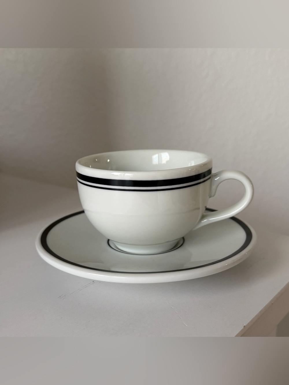 H&M Home Cappuccino Cup and Saucer